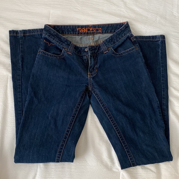 Kimes Ranch Women's Boot Cut Jeans - Dark Blue - Picture 2 of 5